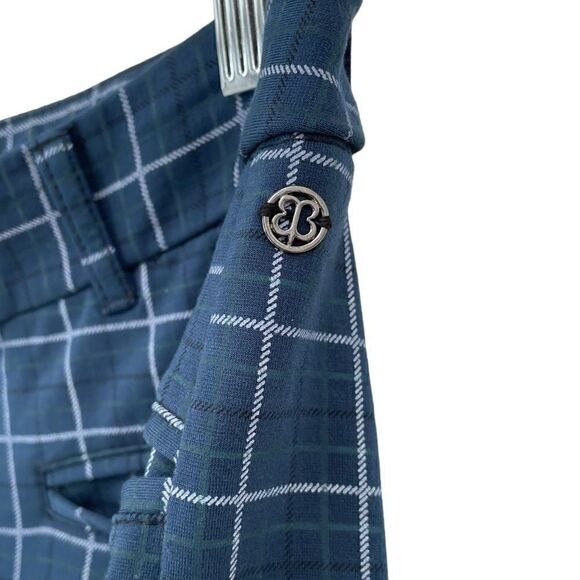 Betabrand Plaid Zip Up Button Closure W Pockets Career Stretch Pant Small Petite - Picture 7 of 8